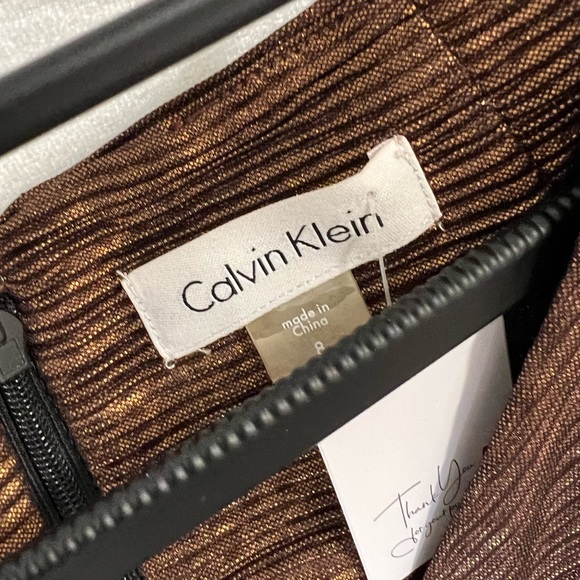 Calvin Klein Women's Metallic Dress - Picture 2 of 4